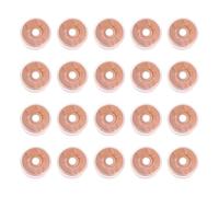 Veemoon Tapas para Botellas de Vidrio 240 Piezas de Aluminio Duradero Sello de Silicona Suave, Tapas Farmacéuticas para Laboratorio, Cierre Seguro y Resistente para Uso Color Aleatorio