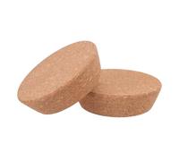 Veemoon Tapones de Corcho Cónicos Reutilizables 2 Piezas 11x9x3 Cm para Botellas de Vino y Decantadores, Corchos de Madera Blanda Herméticos para Manualidades y Sellado Seguro