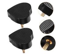 Veemoon Tapones Para Tacones Altos En Forma De Corazón Negros, Alfileres De Repuesto Núcleo Grueso y Fino Para Reparación De Zapatos De Tacón Femenino, Accesorios Prácticos y Resistentes