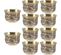Veemoon Taza De Chino De Kung Fu - Tazón Vintage En Con Diseño De Dragón - Ideal Para Sake y Café Para Ceremonias y Especiales