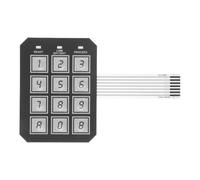 Veemoon Teclado de repuesto para puerta de caja fuerte, matriz de teclado con cerradura de contraseña para fácil instalación en armarios, panel de control electrónico para cerradura de caja fuerte