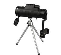Veemoon Telescopio Monocular con Tripode De Aluminio y Clip para Teléfono Visión Nocturna Guía De Campo y Diseño Compacto para Observación De Aves Eventos Deportivos y Naturaleza