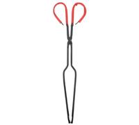 Veemoon Tenazas para leña de alta resistencia - Tenazas para fogatas, braseros y hogueras, para uso interior y exterior. Resistentes al óxido. Mueven la leña de forma segura. 44 cm (17,29")