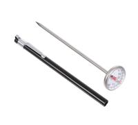 Veemoon Termómetro de Sonda para Alimentos de Acero Inoxidable y Plástico Lectura Instantánea Rango 10 a 100 °C Mini para Leche y Café Adecuado para Cocina y Preparación de Biberones