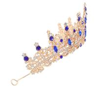 Veemoon Tiara de Cristal Barroca para Bodas y Fiestas Diadema de Estrás para Cumpleaños y Prom Accesorio Elegante para Novias y Princesas