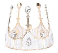 Veemoon Tiara De Princesa Para - Decoración De Boda y Fiesta - Tocado Elegante Para Perforación De Orejas Mini Topper De Tarta Accesorio Ideal Para Celebraciones Especiales