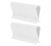 Veemoon Tiradores para Persianas Enrollables de Plástico Accesorios R Tipo sin Cadena Clip Transparente Juego de 2 Piezas para Cortinas de Ventana en Oficina y Hogar