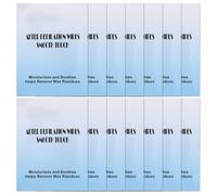 Veemoon Toallitas Removedoras de Cera para Depilación Facial 20 Unidades Impregnadas Aceite Hidratante Limpieza Eficaz de Residuos y Reducción del Enrojecimiento para Cuidado