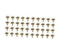 Veemoon Tornillos De Montaje Para Batería De 20 Piezas - Ganchos De DIY - Accesorios De Jazz En Color Dorado Ideales Para Personalizar Instrumento Musical