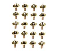 Veemoon Tornillos De Montaje Para Batería De 20 Piezas - Ganchos De Para Jazz - Accesorios DIY De Acabado Dorado Ideal Para Músicos y Entusiastas