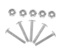 Veemoon Tornillos Fijos de Metal para Mesa de Futbolín, 12 Piezas Resistentes de Hierro Galvanizado, Accesorios para Reparación y Mantenimiento, Suministro Profesional para Juegos