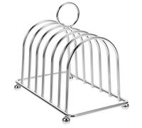 Veemoon Tostador Doméstico de Metal Inoxidable para Pan de Molde Soporte Reutilizable para Tostadas de Sobremesa Estante Multifuncional para Enfriar Rebanadas y Organizar Cocina