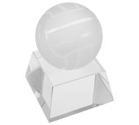 Veemoon Trofeo de Cristal de Voleibol con Base Trapezoidal Estable, Premio Deportivo Conmemorativo de 10 Cm para Competición Atlética y Evento Deportivo