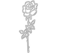 Veemoon Troquel de Corte de Acero al Carbono para Scrapbooking Plantilla Decorativa de Rosa 35X90 MM Herramienta DIY para Manualidades y Creación de Tarjetas