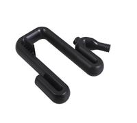 Veemoon Tubo de Desbordamiento para Barril de Lluvia Soporte para Borde, Plástico Negro, Fácil Instalación y Amplia Compatibilidad para Recolección de Agua en Jardín