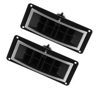 Veemoon Tweeter de Bocina de 10 Pulgadas Luz, Accesorio para Altavoz de Escenario, Material Abs Resistente al Calor, Color Negro, Juego de 2 Piezas, Sistema de Audio Profesional