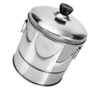 Veemoon Vaporera para Arroz de Acero Inoxidable 20 CM para 1-2 Personas Cubo para Sushi y Cocción al Vapor Recipiente Resistente para Cocina Doméstica y Profesional