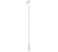 Veemoon Varilla De Tracción para Cortinas Varilla De Cortina Universal De Aluminio Barra De Cortina Tirador Hardware para Cortinas Divisor De Habitación Cortinas Blancas