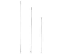 Veemoon Varillas para Cortinas Transparentes de Acrílico 15/19/21 Pulgadas Juego de 3 Piezas Gancho para Persianas Verticales Barra de Apertura para Ventanas Accesorio para Hogar y