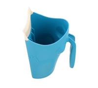 Veemoon Vaso de Champú Color Azul Taza de Enjuague Forma de Animal Hora del Baño de Recién Nacidos y Pequeños
