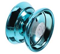 Veemoon Yo-yo de Aleación para Principiantes, Bola de Yoyo Profesional Que No Responde, Color Azul, Juguete de Cuerda, Adecuado para Exteriores y Entrenamiento de Coordinación