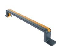 Veemoon Zapatero de Pared sin Perforaciones Plegable para Baño, Organizador de Zapatos Grande 53 Cm Azul y Amarillo, Soporte Resistente y Práctico para Almacenamiento de Pantuflas