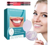 Veenora Clip On Veneers, Veenora Teeth, Snap On Veneers Teeth, 2026 Best Silicone Reline Denture Set, False Teeth Set, Adjustable Snap-On Teeth Covers, Ultra-Thin & Natural-Looking, Easy To Wear (1)