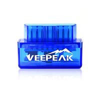 Veepeak Mini OBD II EOBD Bluetooth Adaptador Escáner de diagnóstico de Verificación del Motor Lector de código de luz Auto Coche Herramienta de análisis de diagnóstico para Android y Windows