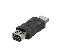 Veesper Adaptador USB A 6 Pines Tipo A Macho Firewire 1394 Hembra convertidor Enchufe para PC portátil Equipo de grabación