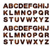 Veesper Cuentas de letras gruesas, 52 piezas de cuentas de alfabeto estilo piedra preciosa gigante