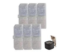 Veesper Filtro de Fuente de Agua Cat 6pcs, Filtro de dispensador de Bebida de Pet Triple de filtración con Resina y Carbono Activado para Mantener a su Mascota Saludable Individualmente empaquetada
