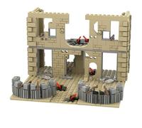 Veesper Fort Building Kit 544PCS Juegos de Bloques de construcción DIY Castillo Medieval ensamblado con Fuerte Militar Realista de plástico para niños.