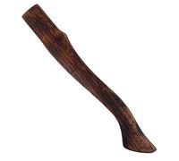 Veesper Reemplazo de Mango de Hacha de Madera de Haya de 14, 57 Pulgadas, Mango de Hacha carbonizado de Extremo Curvado Suave, Resistente a Impactos para Exteriores, Acampar y Cortar Madera