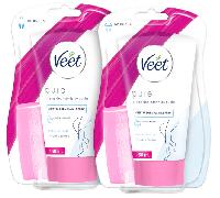 Veet Crema Depilatoria Ducha Pieles Sensibles 2x150 ml