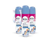 Veet Crema Spray Piel Sensible, 150 ml paquete de 3]