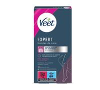 Veet Expert Bandas de Cera Depilatoria Piernas y Cuerpo Piel Normal 30uds