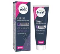 Veet Expert - Crema depiladora para cuerpo y piernas, para todo tipo de pieles, incluye piel sensible, 100 ml