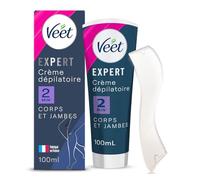 VEET Expert - Crema depilatoria para cabello rebelde - Cuerpo y piernas - Actúa en 2 minutos - 100 ml