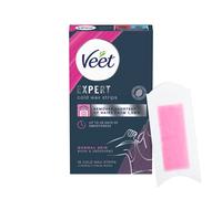 Veet Expert Tiras de cera, Depilación, Piel Normal para Bikini y axilas, 16 Piezas