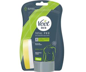 Veet for Men Crema depilatoria Power Effect 150 ml, tubo con esponja