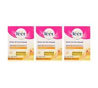 VEET - Lote de 3 perlas de cera caliente (bolsa de 230 g)