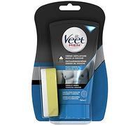VEET MEN - Crema depilatoria para hombre debajo de la ducha - pieles sensibles - 150 ml - Lote de 5