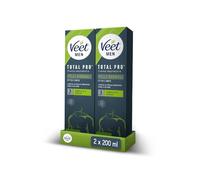 Veet Men - Crema depilatoria para hombre para piel normal, dermatológicamente probada, eficaz después de 5 minutos, 400 ml (2 x 200 ml)