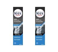 Veet Men - Crema depilatoria para hombre, piel sensible, 200 ml, paquete de 2