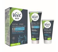 Veet Men - Kit de depilación íntima - Crema depilatoria para la zona íntima, para hombres, tubo de 100 ml y bálsamo nutritivo de 50 ml