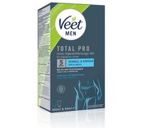Veet Men Total Pro™ Set de depilación íntima, 150 ml