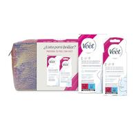 Veet Neceser Depilación Bandas Faciales Pure 20 uds + Bandas Corporales Pure 20 uds
