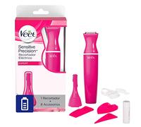 Veet Sensitive Precision - Recortador Eléctrico Depilación Mujer Zonas Sensibles Ingles, Facial y Axilas,Rosa