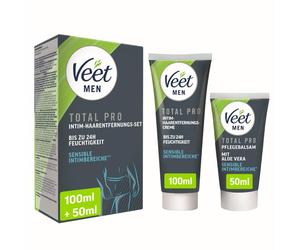 Veet Veet Men - Kit Depilación Íntima - 100 ml + 50 ml