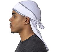 Veeta Superior Velvet Durag - Soft Velvet Durags for Men & Women, Long Double Wide Straps, Silky Durag Liner, Triple Stitched